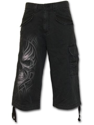 Potěšte se tímto kouskem Dedoles Pánské kalhoty - tříčtvrteční s motivem Temný úsměv